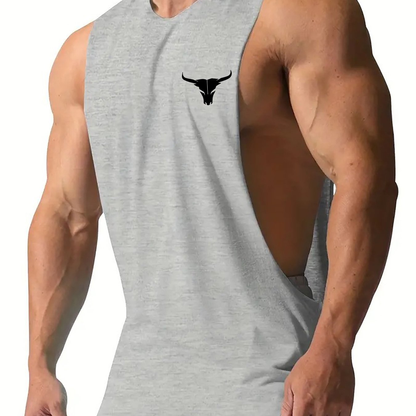 Men's Summer Muscle Fit Tank Top Quick-Dry Breathable Athletic Sleeveless Shirt