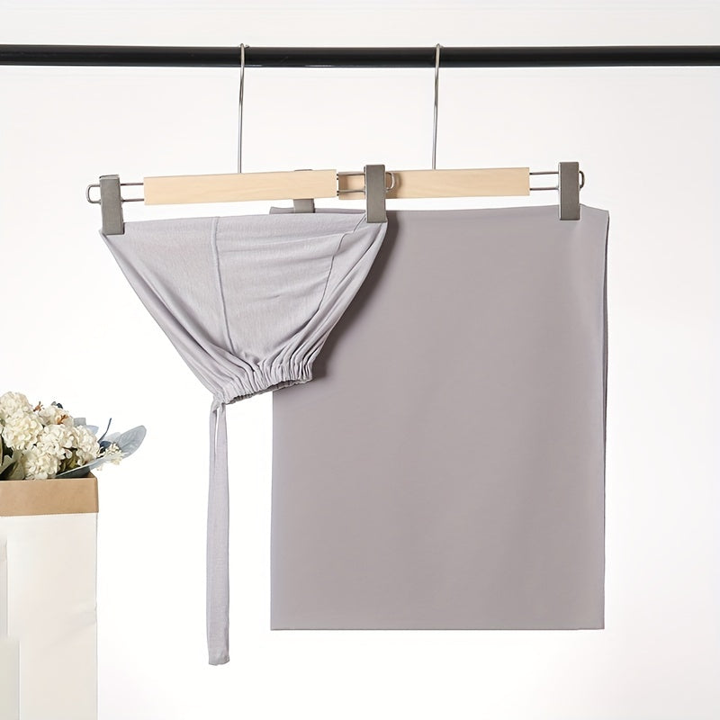 Set of Two Elastic Chiffon Undercap Scarves with Breathable Inner Hijab Cap and Sunscreen Hijab