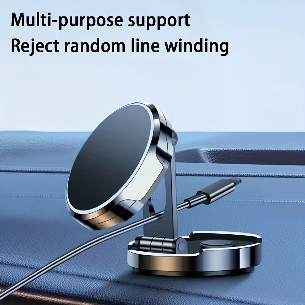 Universal Magnetic Car Phone Holder 720° Rotating Folding Air Vent GPS Support