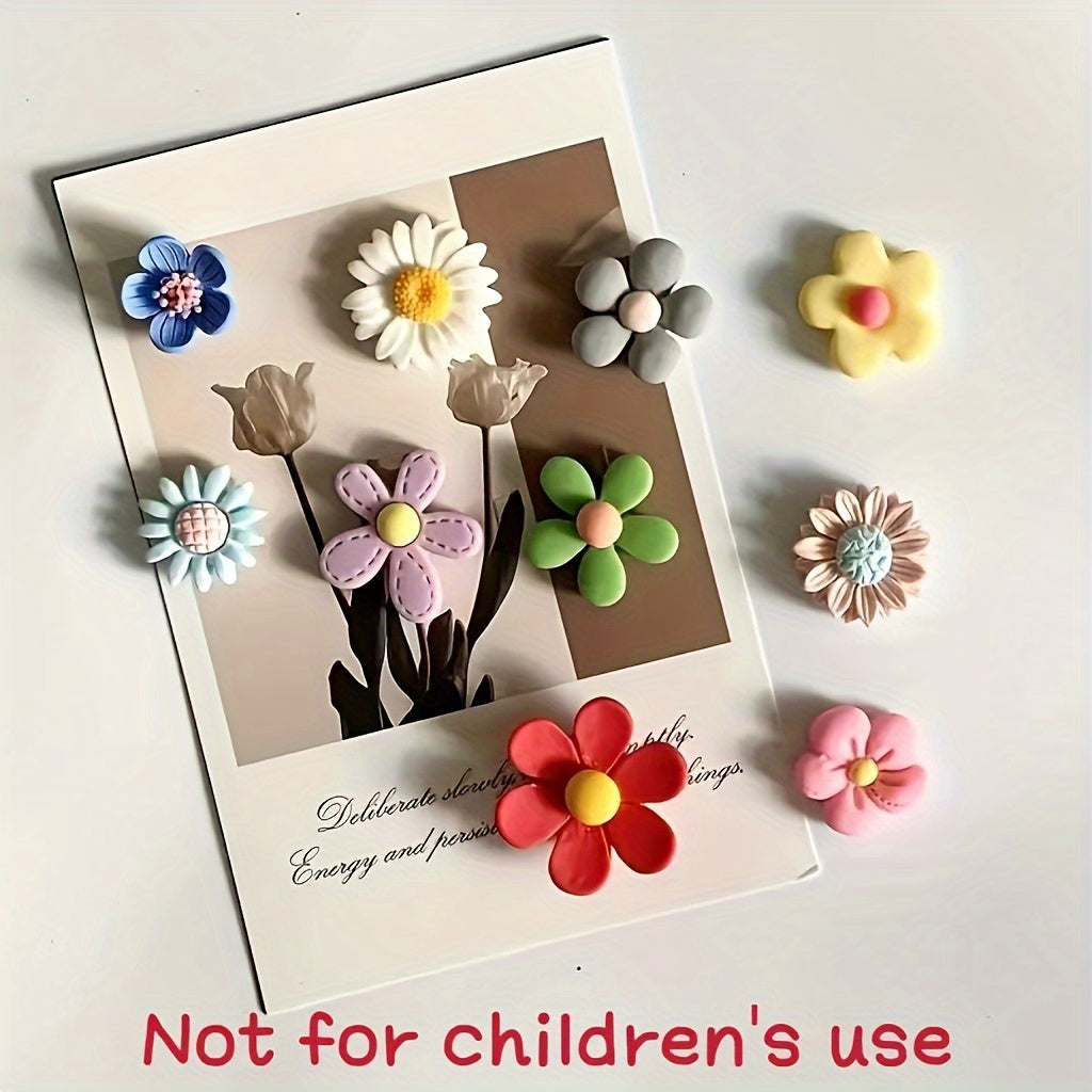 10Pcs Colorful Cartoon Flower Shoe Charms for Clogs Sandals and Slippers