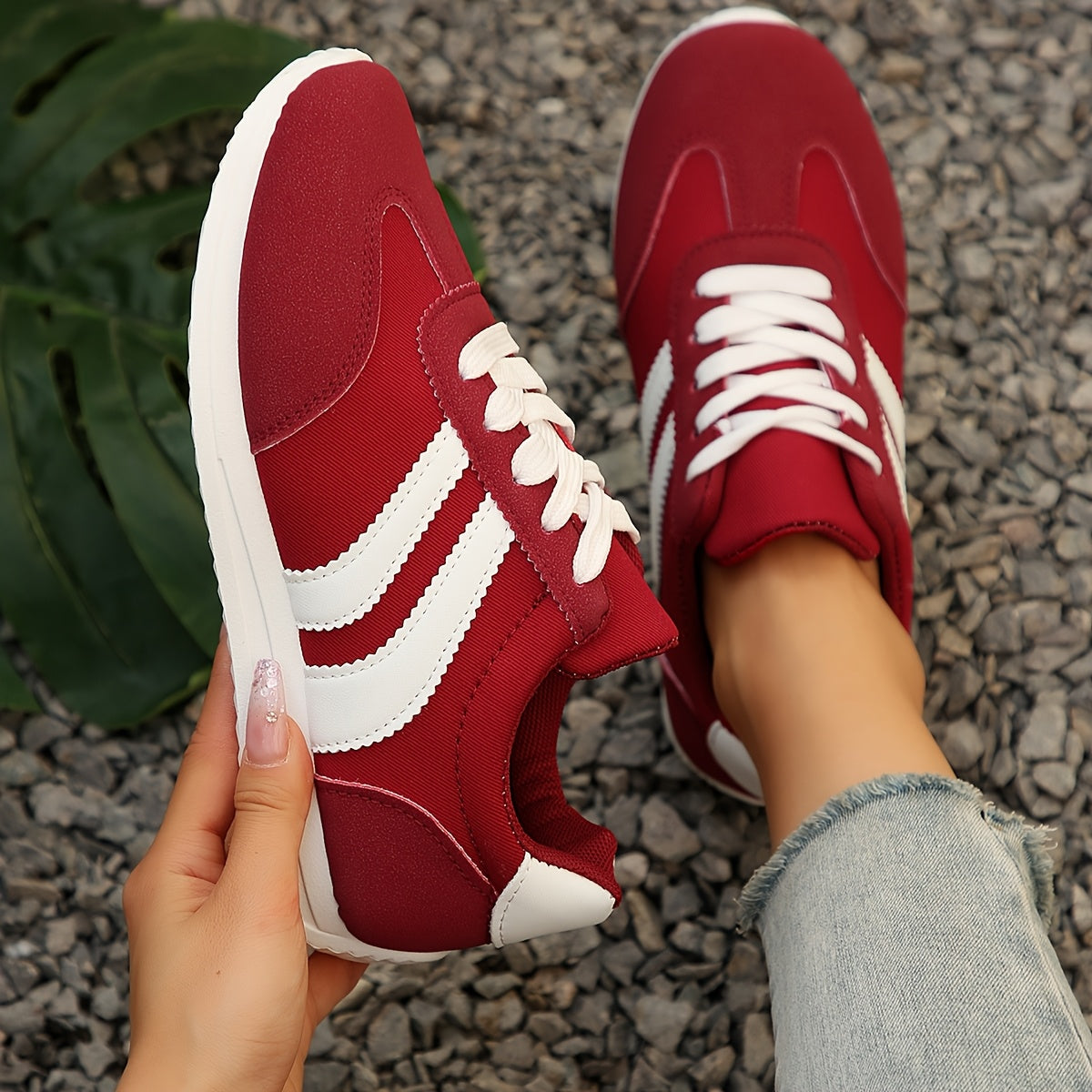 Women's Casual Mesh Sneakers Lightweight Slip-Resistant Walking Shoes