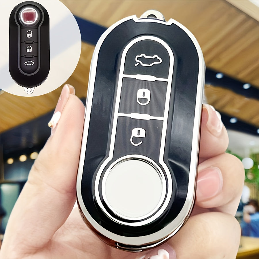 Unisex Soft TPU Key Fob Cover Full Protection for Car Remote Accessories