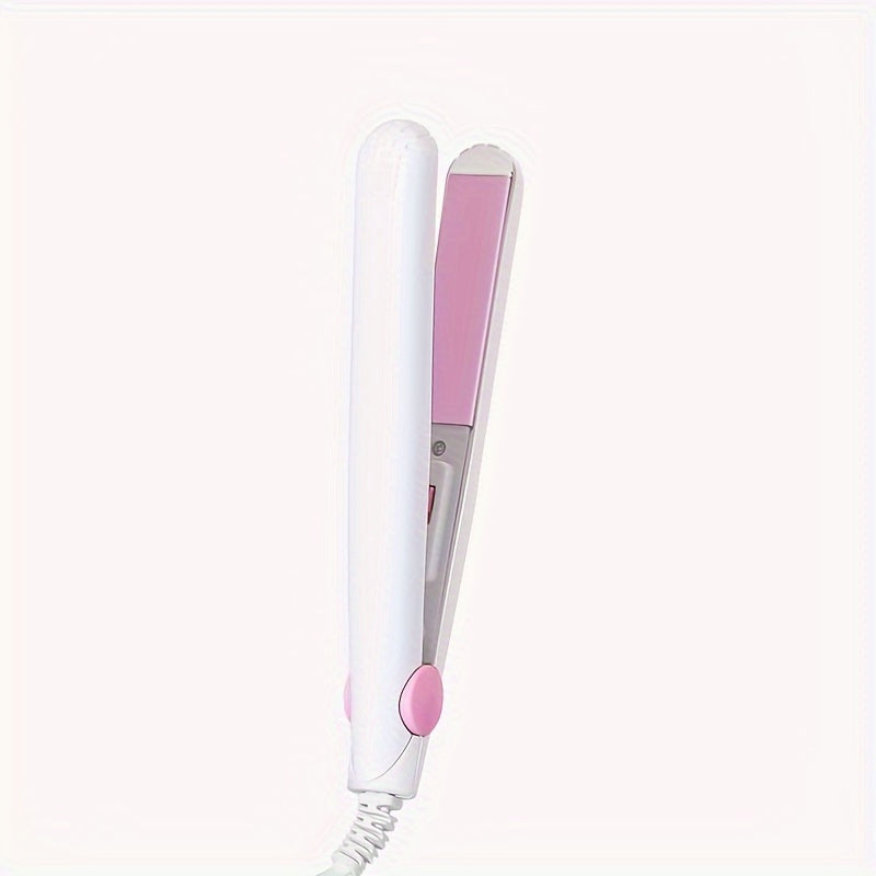 2-in-1 Mini Wave Style Curling Iron and Flat Iron Ceramic Hair Curler 110V 220V