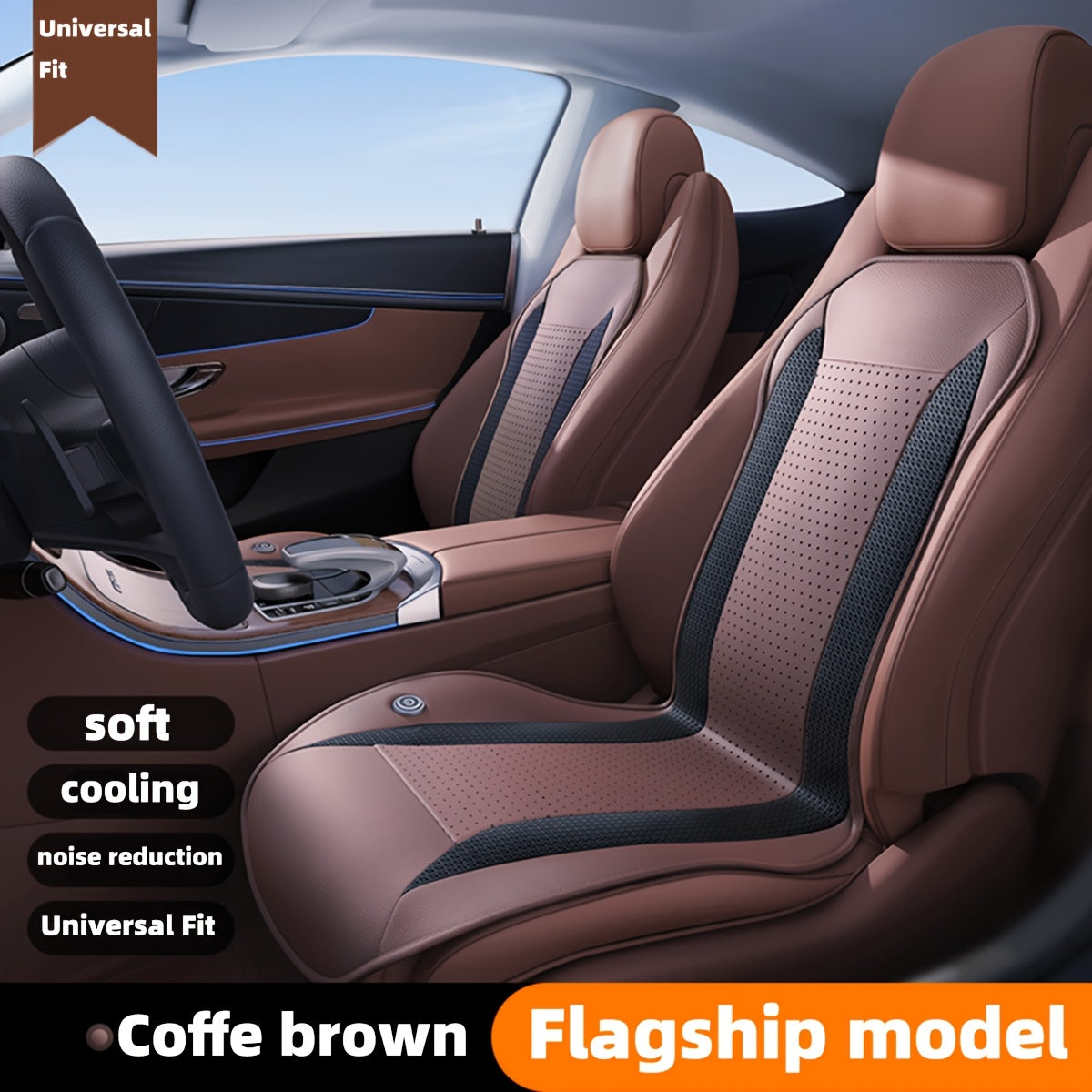 Car Seat Cushion Ventilated Cooling Cover for Small Cars Vans Trucks