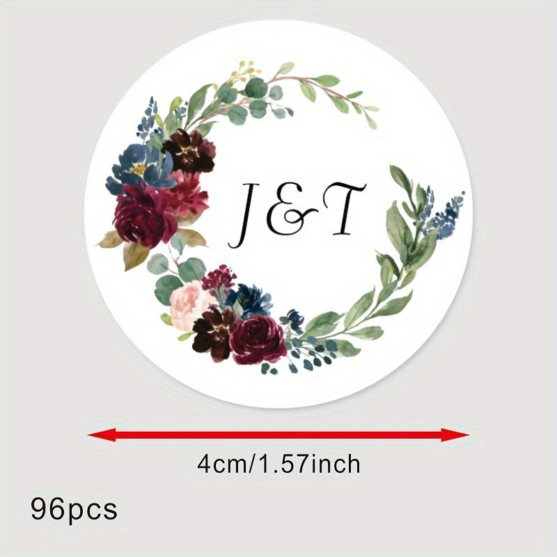 Personalized Bridal Shower Labels Custom Thank You Stickers Name and Date Recyclable Matte Finish