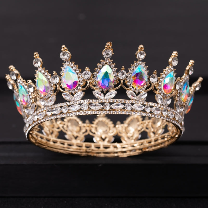Bridal Tiaras and Crowns with Sparkling Rhinestones for Weddings and Proms