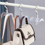 Acrylic Handbag Hanger Organizer for Bags Ties and Scarves Rotatable Space Saver