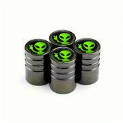 4PCS Cubiertas de válvula de neumático para coche Accesorios universales de aluminio para ruedas