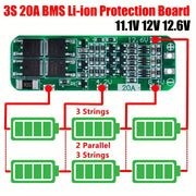 Li-ion 18650 Battery Charger PCB BMS Protection Board 12.6V with Recovery
