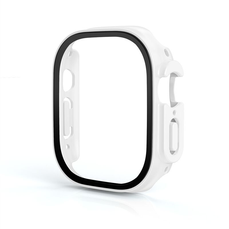 Smartwatch Case for iWatch Ultra 2 49mm Shockproof Durable PC with Tempered Glass Screen Protector