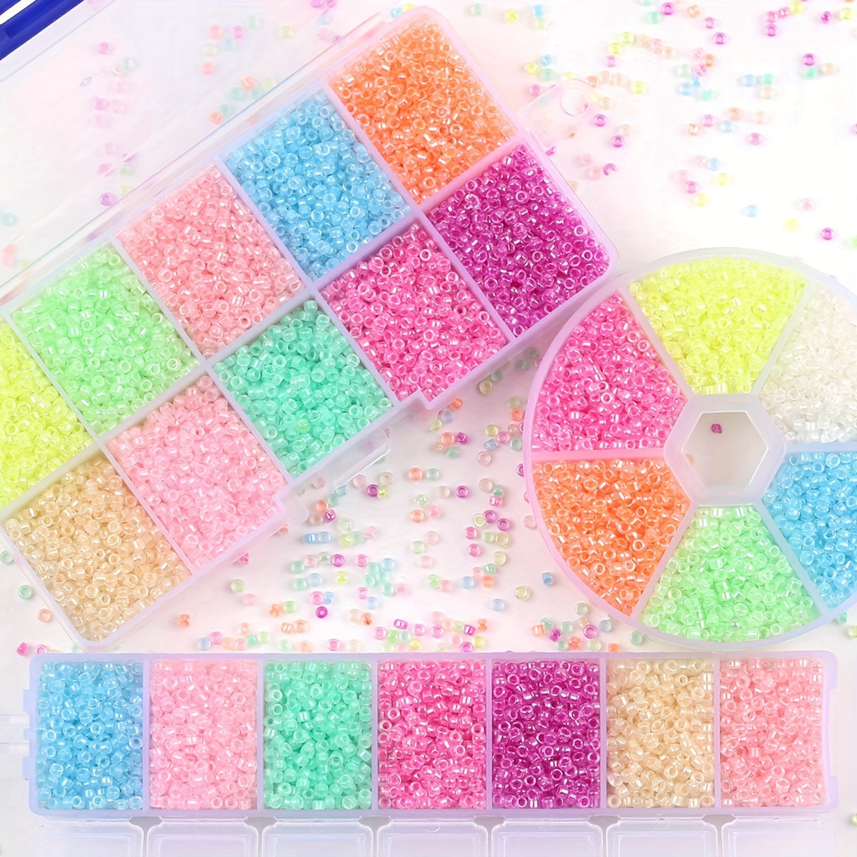 Glow-in-the-Dark Glass Beads for Jewelry Making, Crafting, DIY Accessories