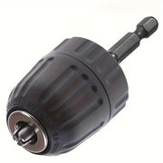 Keyless Drill Chuck Adapter Carbon Steel 0.8-10mm Clamping Quick Change