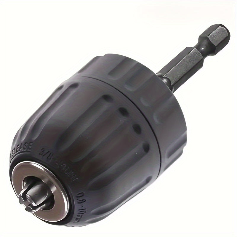 Keyless Drill Chuck Adapter Carbon Steel 0.8-10mm Clamping Quick Change