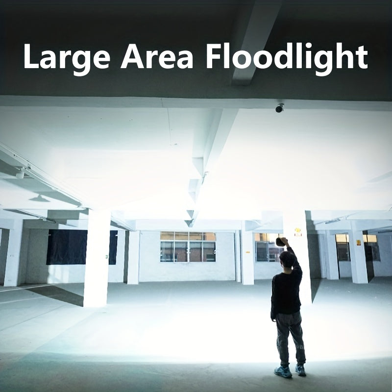 Rechargeable LED Work Light Shark Shape with Magnetic Base and Multi-Color Illumination