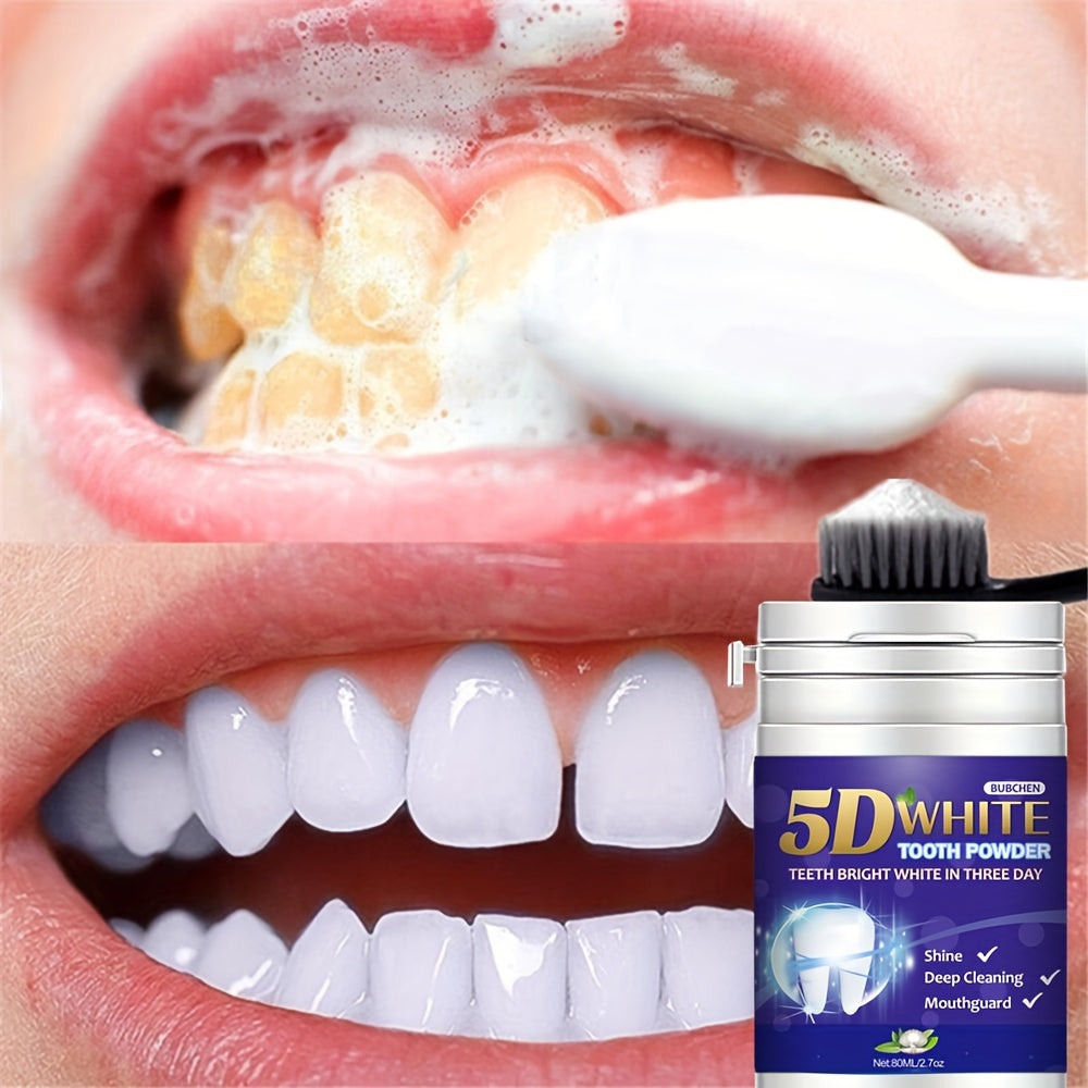 Fresh Mint Teeth Whitening Powder Deep Cleaning Stain Remover