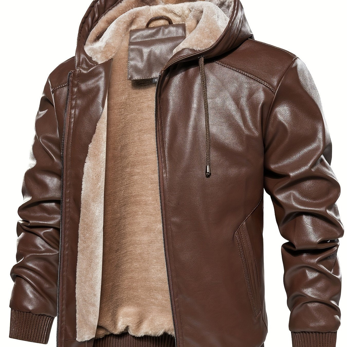 Chaqueta vintage con capucha para hombre, transpirable, resistente a desgarros, abrigo de invierno con múltiples bolsillos