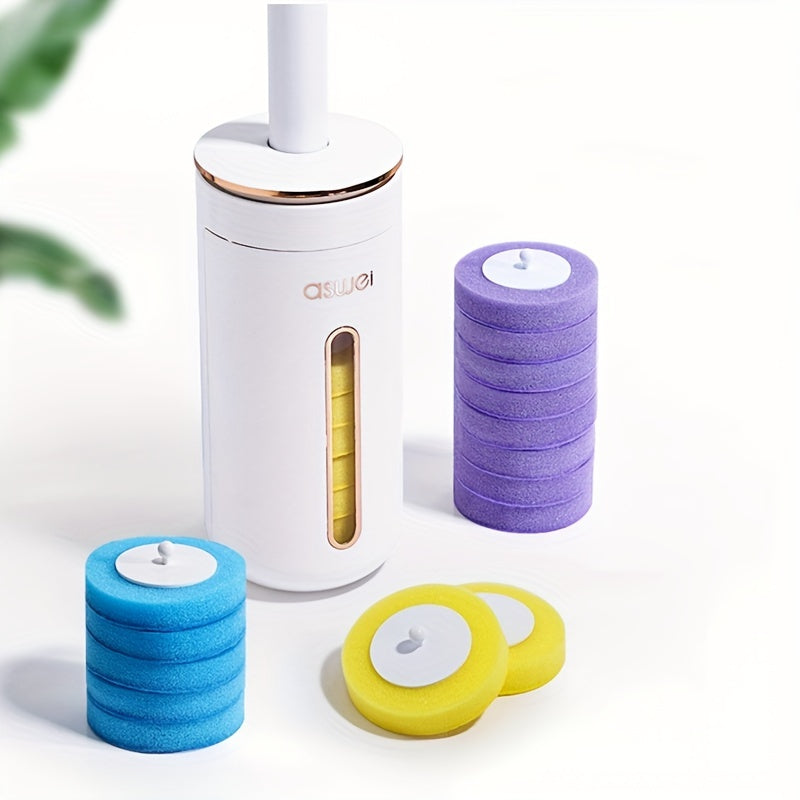 Bir martalik hojatxona cho'tkasi to'plami, 24 ta bo'lak, 40 ta cho'tka boshchalari va aromatik to'ldirishlar bilan