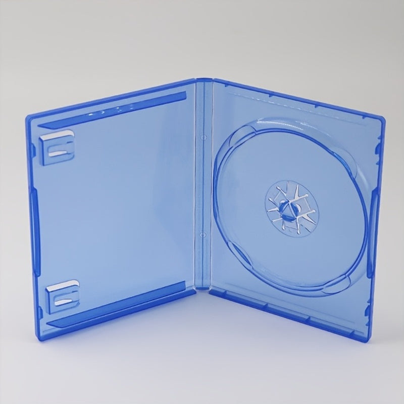 Clear Plastic CD DVD Storage Box Durable Disc Holder for Games and Movies