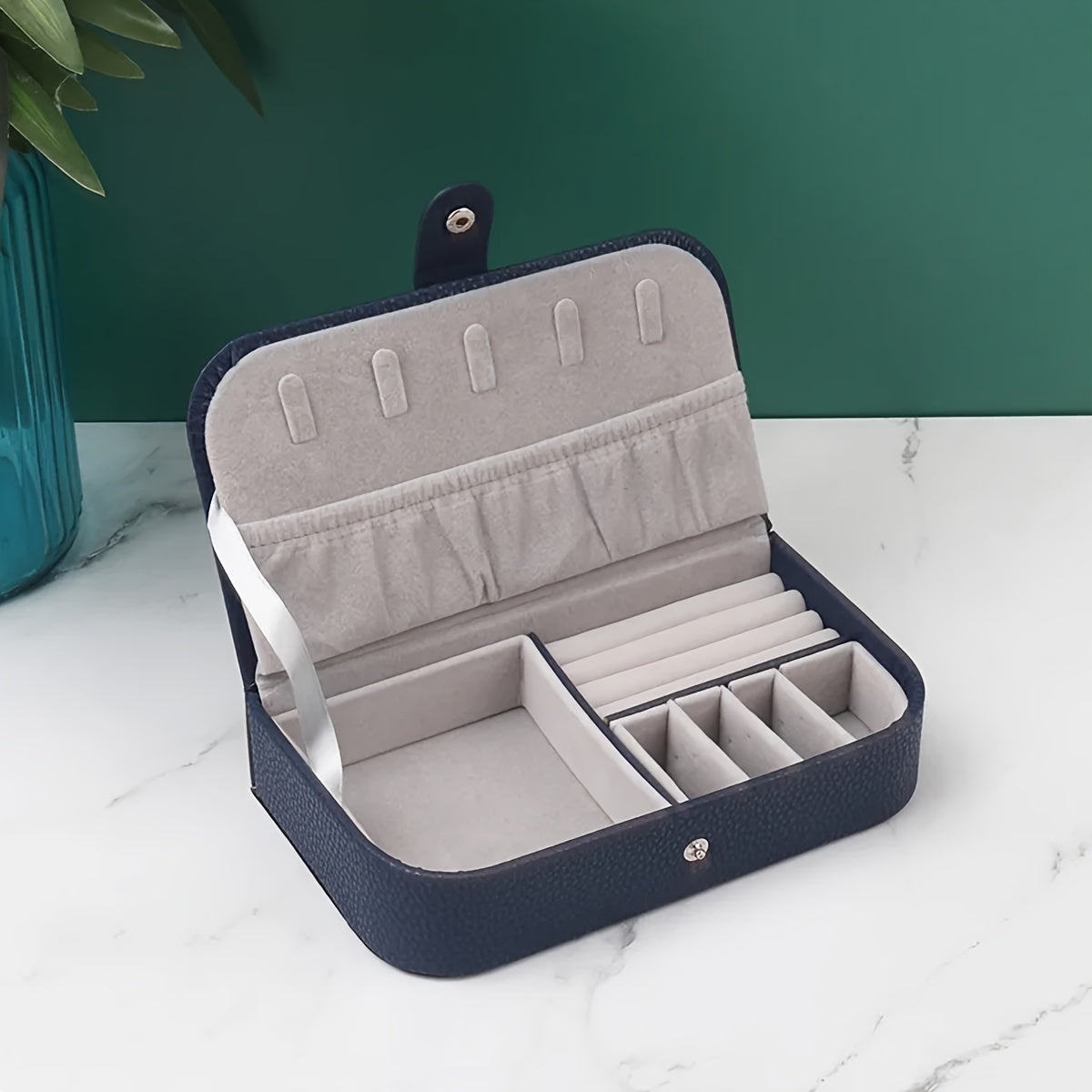 Органайзер для украшений для путешествий для женщин и мужчин, компактный кейс для хранения