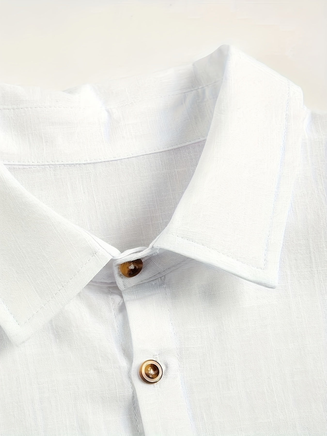 Erkaklar uchun plussiz, mustahkam ko'k paxta ko'ylagi, tasodifiy qisqa yengli tugmachali, yozgi qulaylik va ta'til uchun engil, erkin ko'rinish, paxta material.