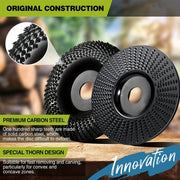 Universal Woodworking Polishing Wheel for Angle Grinders Durable Carving Tool
