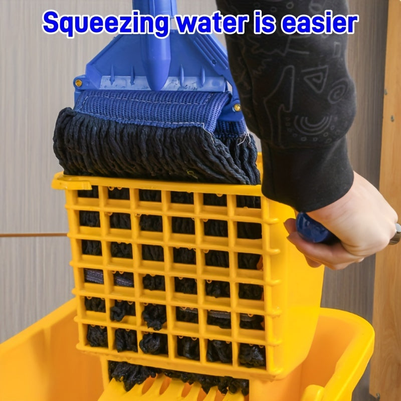 20L Sariq tijorat mop kova bilan Wringer va Qo‘l bosimi bilan polni tozalash uchun