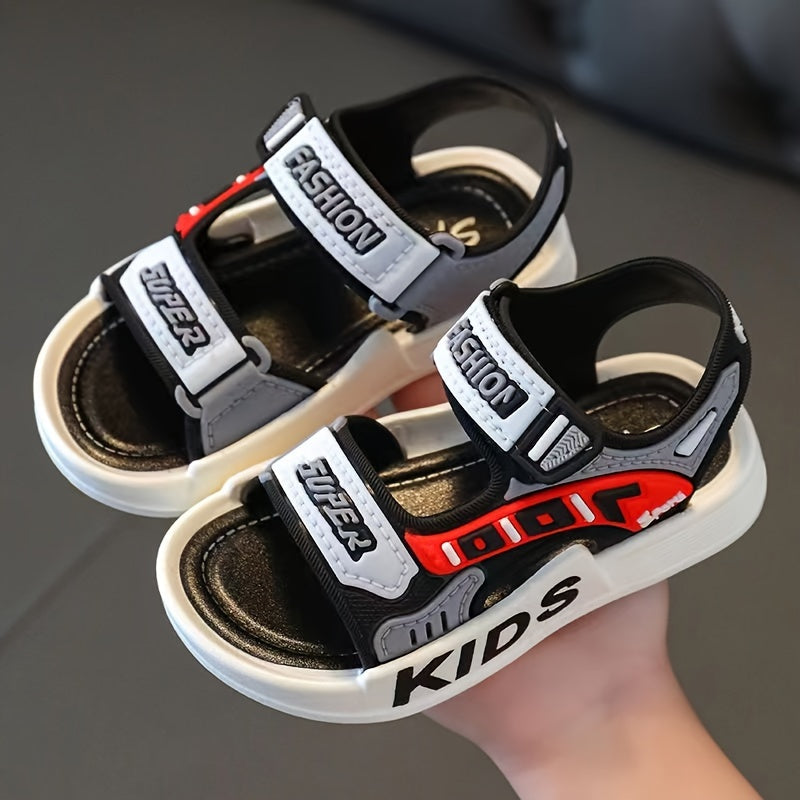 Kids' Sandals Boys Girls Spring Summer Non-Slip Soft Sole Breathable Hook-and-Loop Fastener
