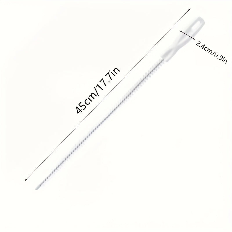 Herramienta para eliminar obstrucciones en desagües con cepillo de metal flexible para fregaderos de cocina y baño