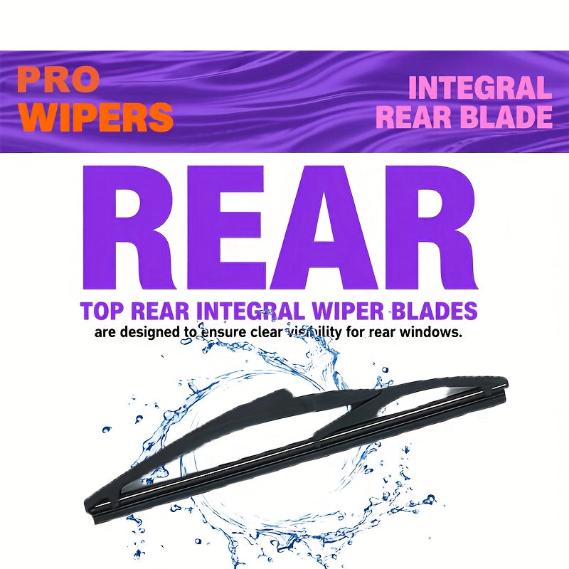 Rear Beam Wiper Blade 30.48cm Durable High-Speed Stable Fits for Multiple Car Models