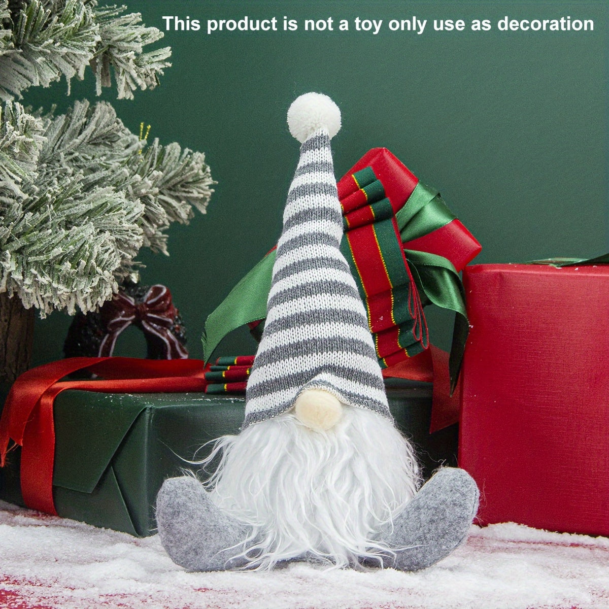 Adorno de colgante de árbol de Navidad del anciano sin rostro