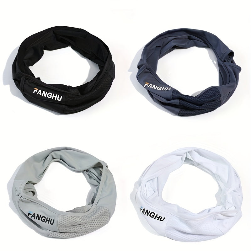 Unisex Breathable Mesh Face Mask with Sunscreen and Anti-UV Lightweight Sports Neck Gaiter