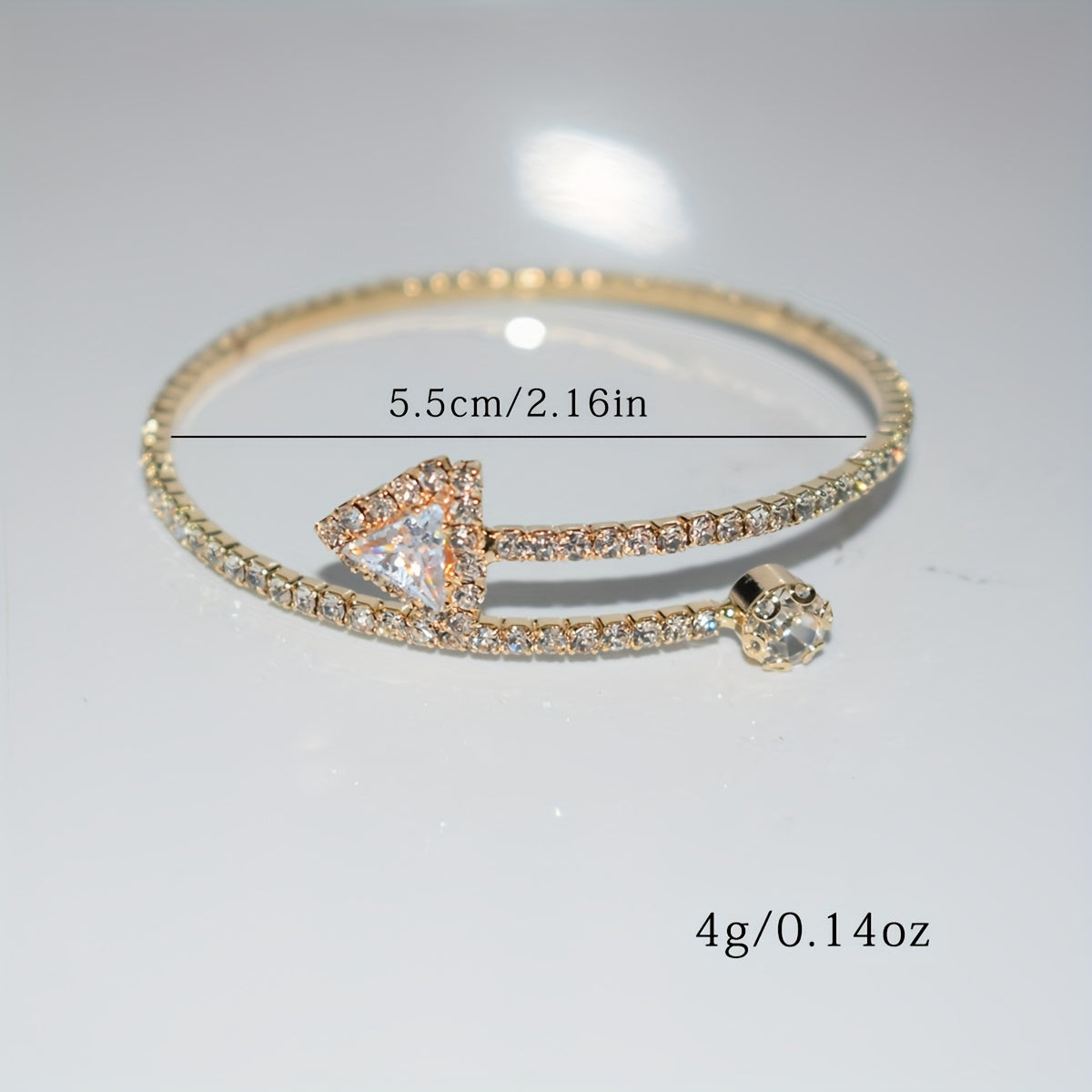 Silvery-Plated Cubic Zirconia Bracelet for Weddings and Daily Glam