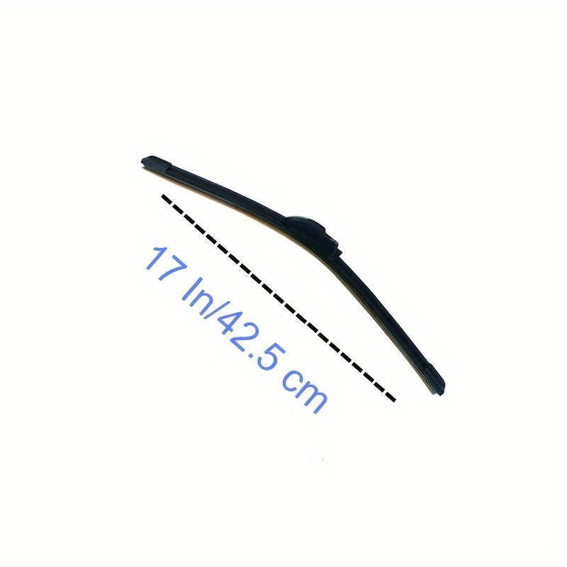 Universal Dual Rubber Wiper Blades All-Season Hook Mount 1-Pack