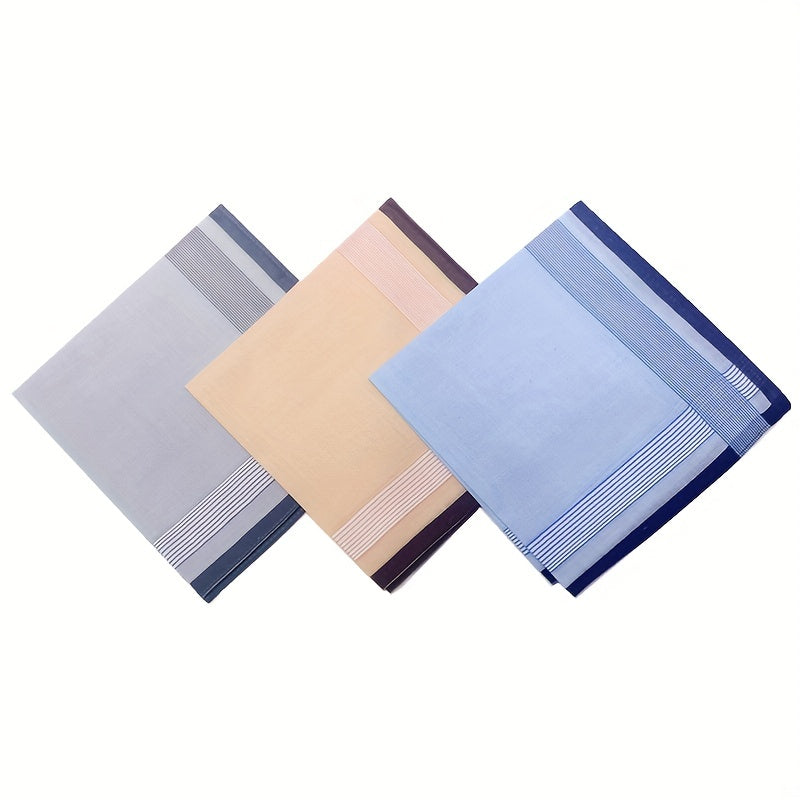 Erkaklar uchun klassik sharf to'plami 3, 6, 12 yoki 18 ta retro terlashga qarshi kvadrat sochiqlar