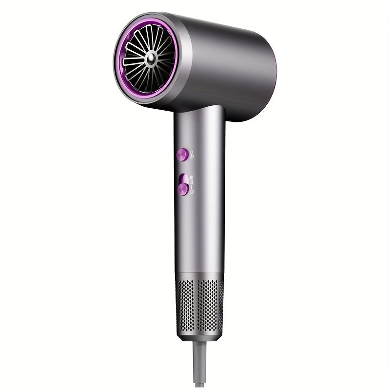 Electric 2000W Hair Dryer with Adjustable Temperature High Wind Speed Moisture Control Hot Cold Settings Thermostat