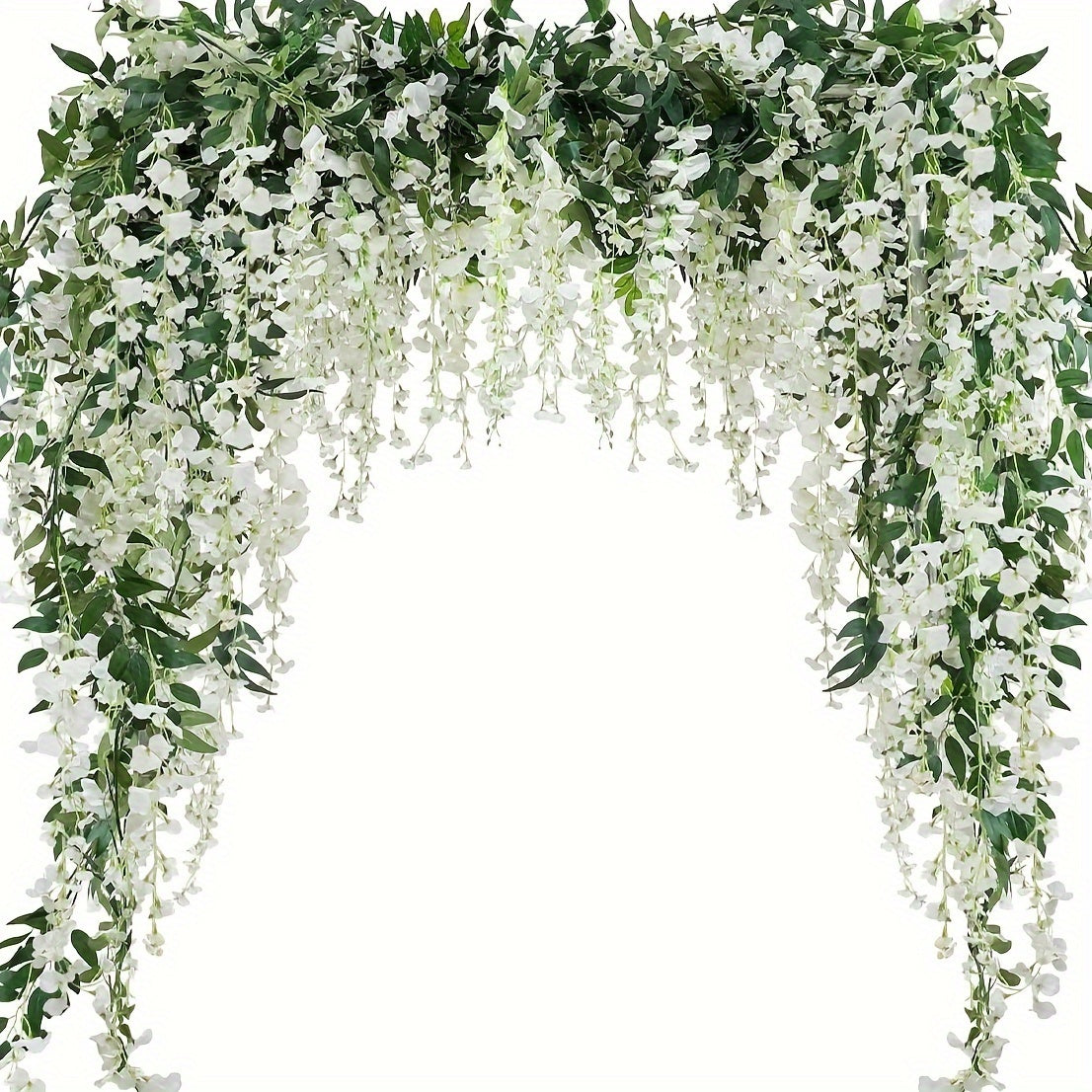 Artificial Wisteria Garland 173.74cm for Wedding and Home Decor Set of 3