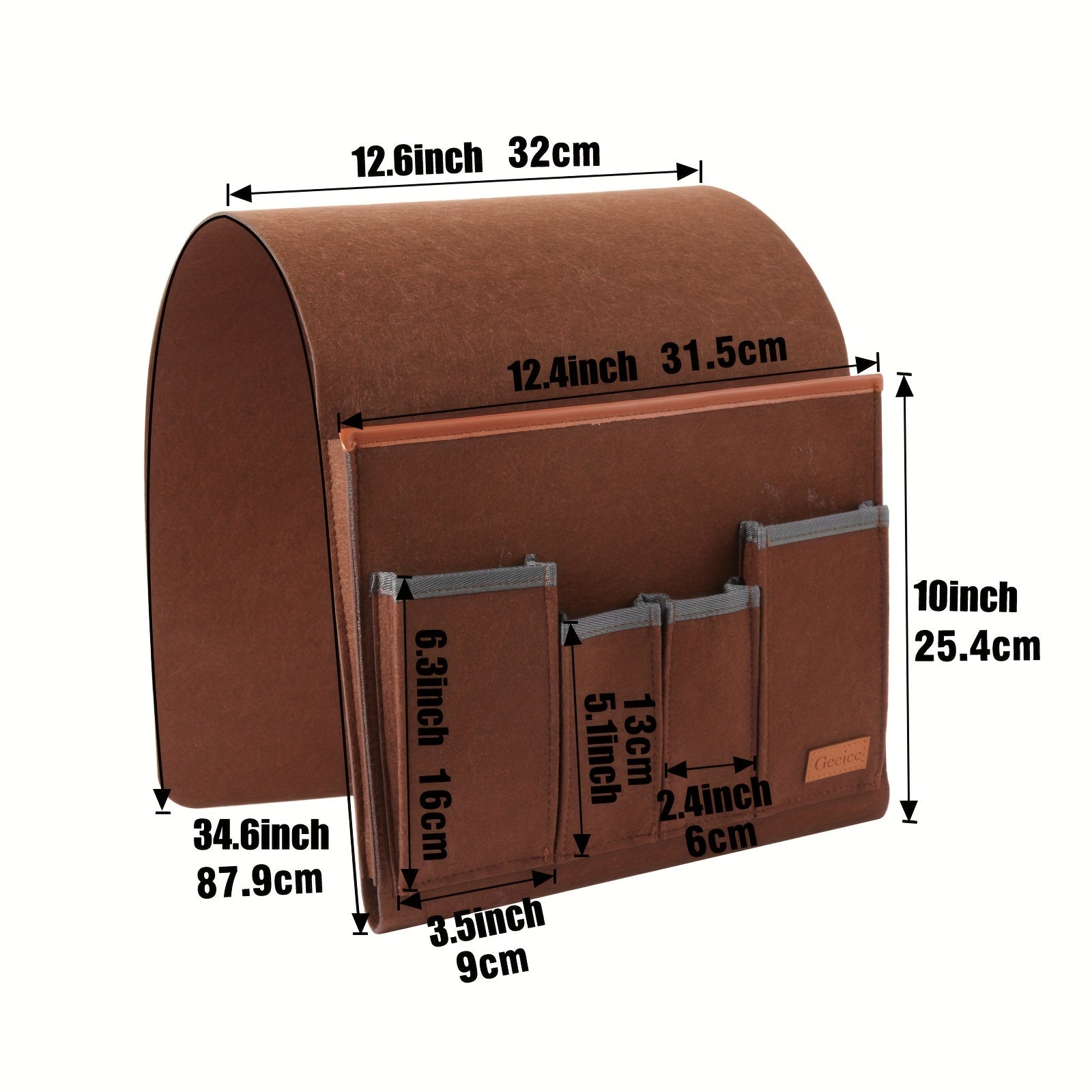 Baby Organizer with 5 Pockets for Mom and Baby Storage for Remote and Essentials