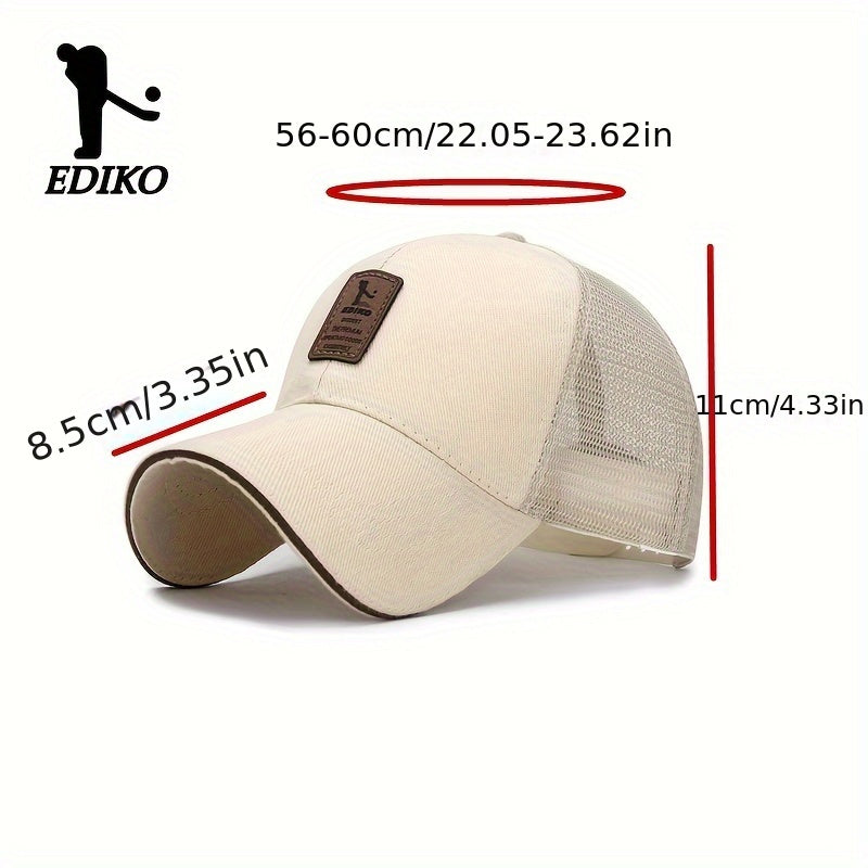 Breathable Mesh Baseball Cap for Men and Women Sun Protection Adjustable Snapback Golf Outdoor