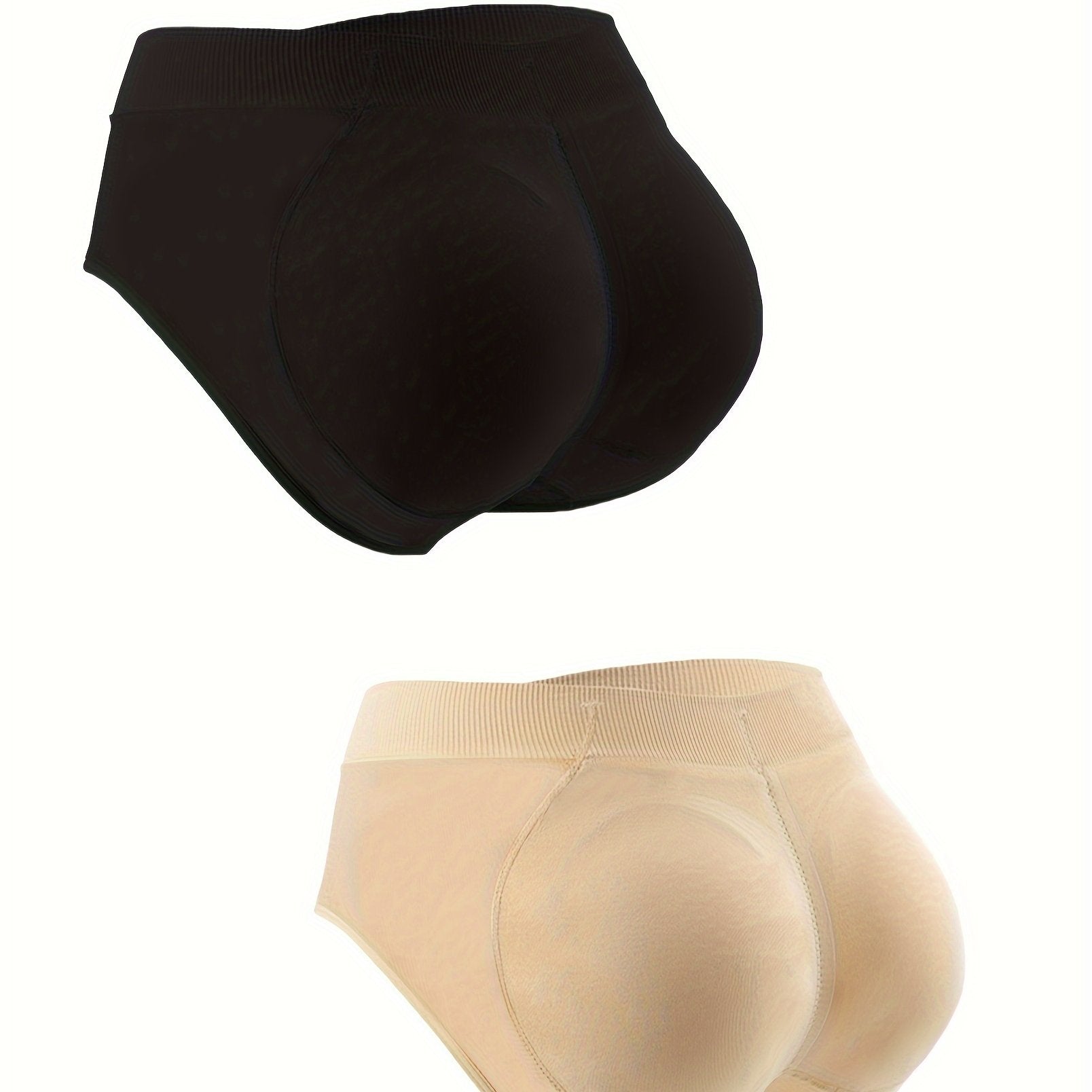 Women Padded Shaping Panties Breathable Butt Lifting Underwear Set