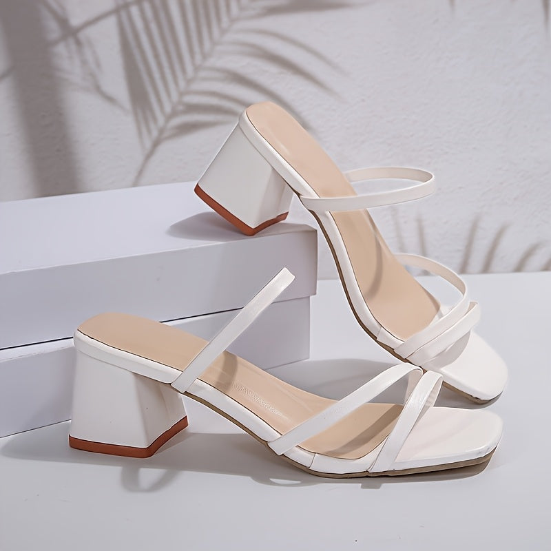 Women's Casual High Heeled Shoes Comfortable Summer Flats for Outdoor and Party