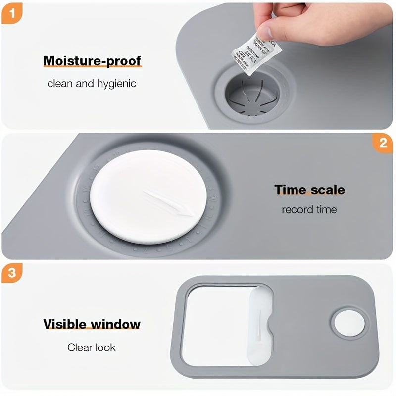 Large Capacity Laundry Pod Storage Container with Sliding Lid for Laundry Room Organization