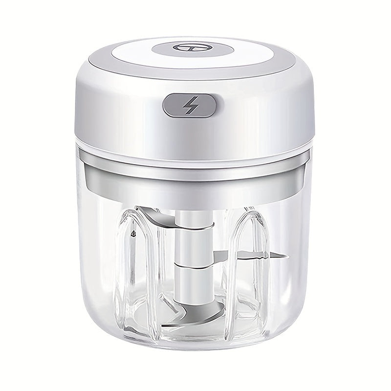 Wireless Garlic Grinder Mini Electric Food Chopper 250ml Portable USB Rechargeable