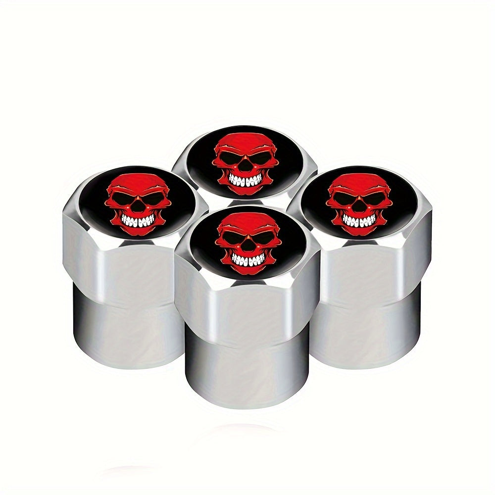 Universal Car Tire Valve Cap Stem Skeleton Style Wheel Accessories Gift