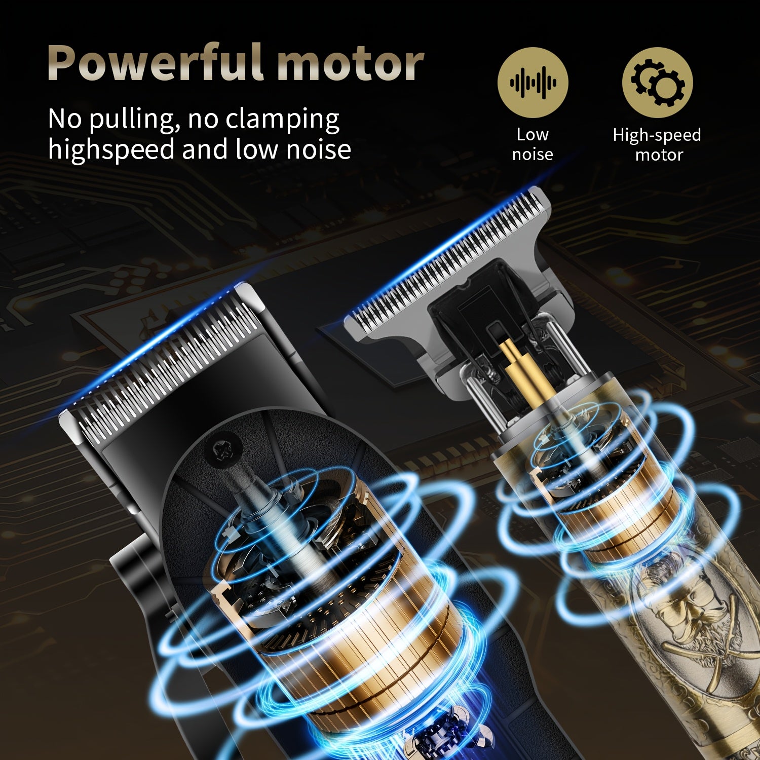 Беспроводной набор для стрижки волос для мужчин, аккумуляторные машинки и триммеры, LED-дисплей