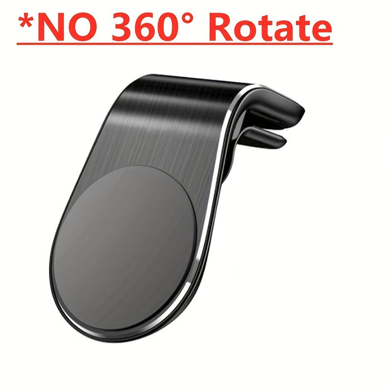 Universal avtomobil telefon uchun tutqich 360° aylanadigan magnit vent montaji sozlanadigan klip