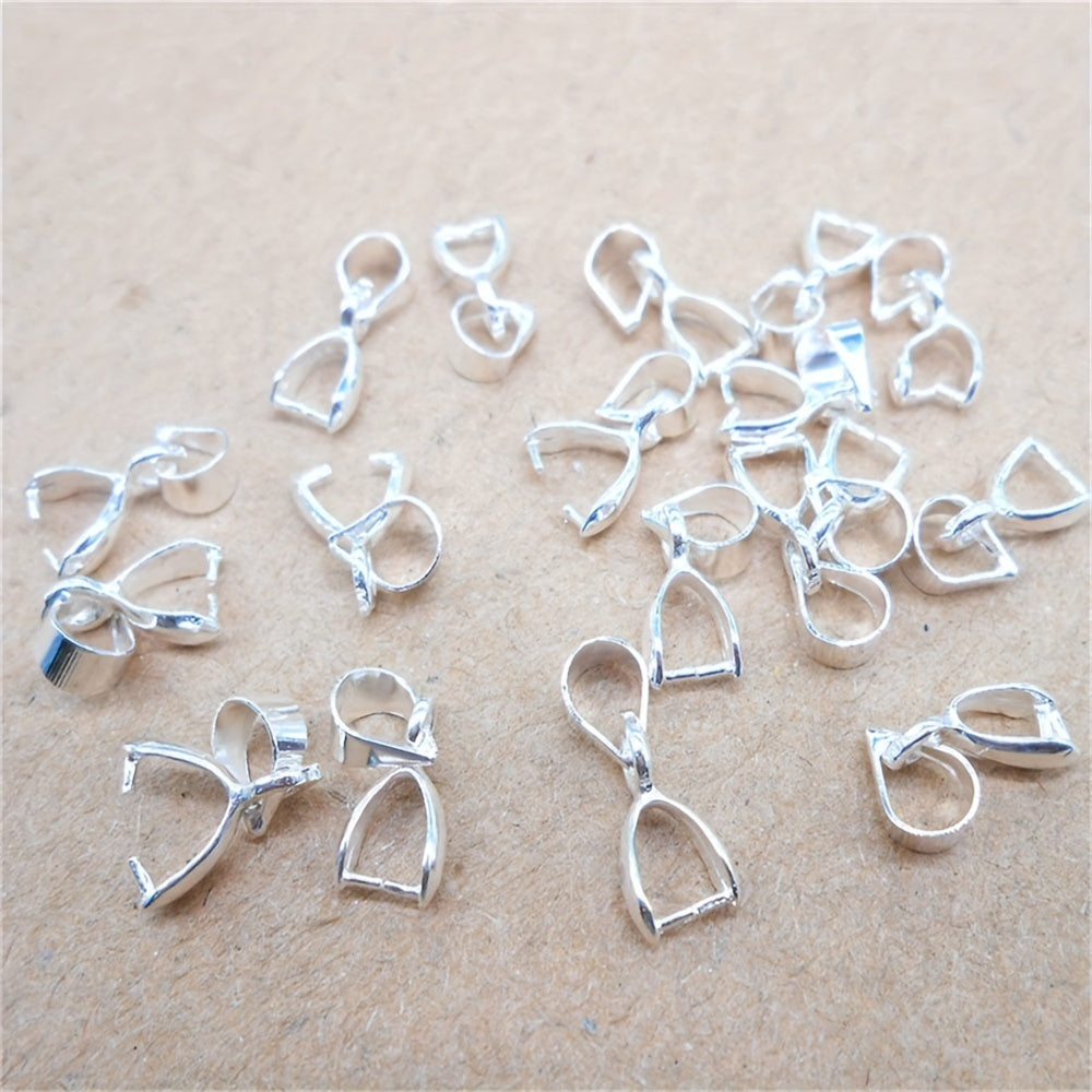 Set of 50/100 Melon Seed Design Buckle Charms Jewelry Findings for Beading and Accessories