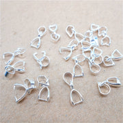 Set of 50/100 Melon Seed Design Buckle Charms Jewelry Findings for Beading and Accessories