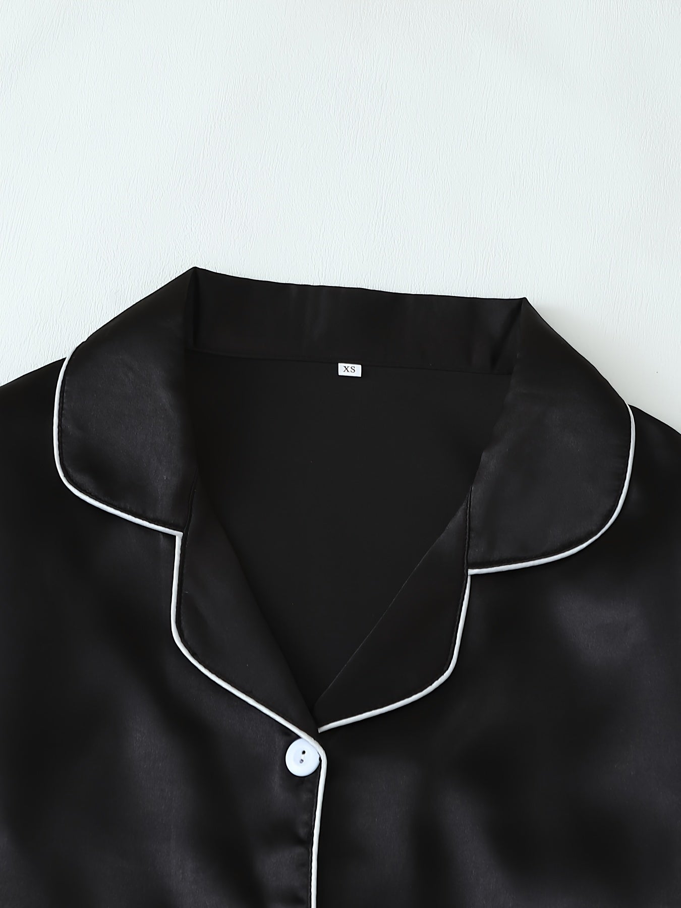 Teen Black Long Sleeve Pants Set Polyester Casual Fall