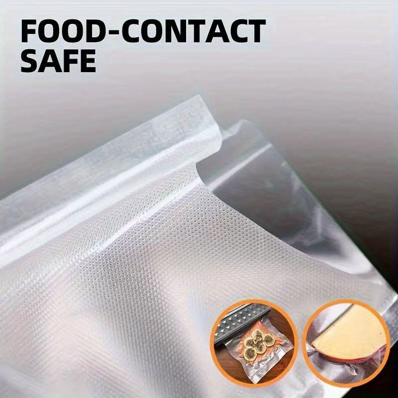 100pcs Food Storage Vacuum Sealer Bags BPA-Free Pre-Cut for Sous Vide Meal Prep