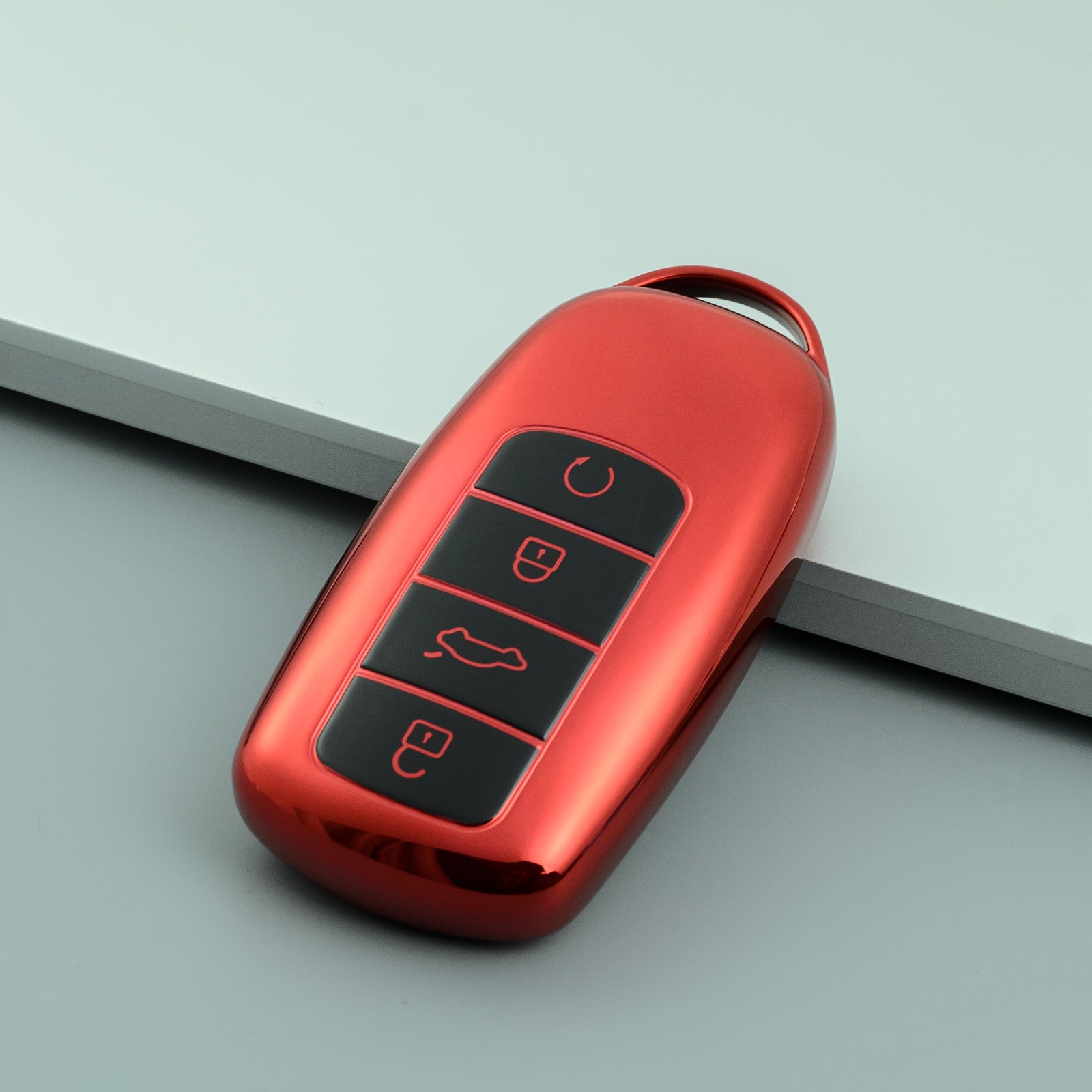 Car Key Fob Cover TPU Scratch-Resistant Protective Case for Universal 7 Plus